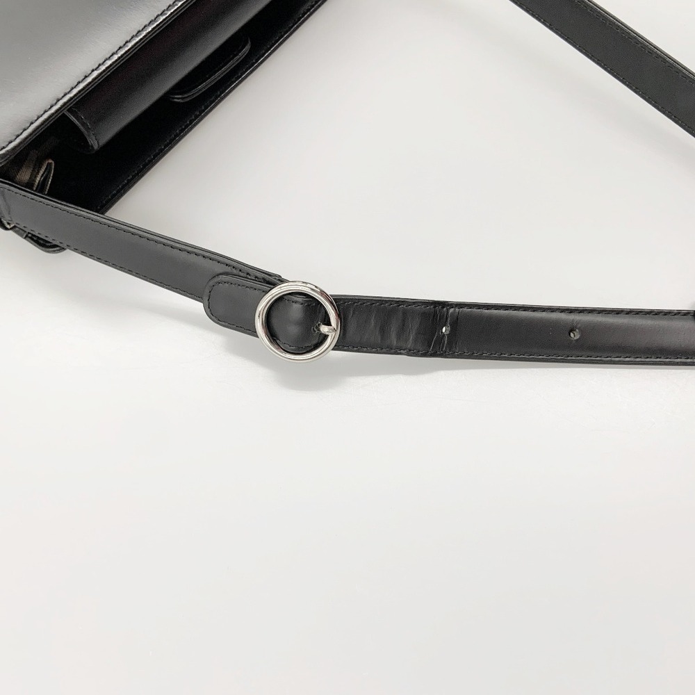 Burberry Leather Nova Check Shoulder Bag Black - Picture 5 of 9